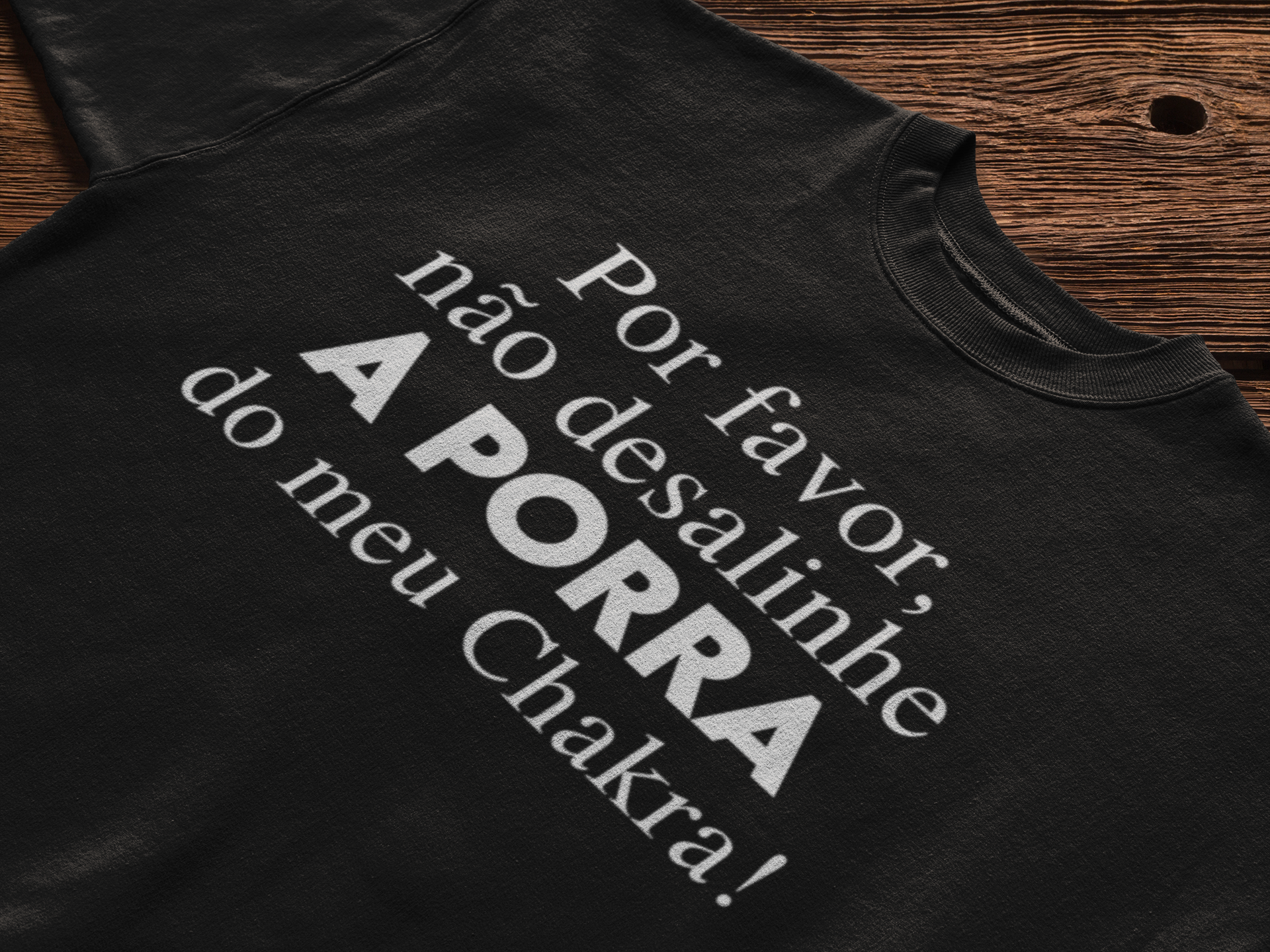 Camisa Preta 100% Algodão com Tema Divertidos