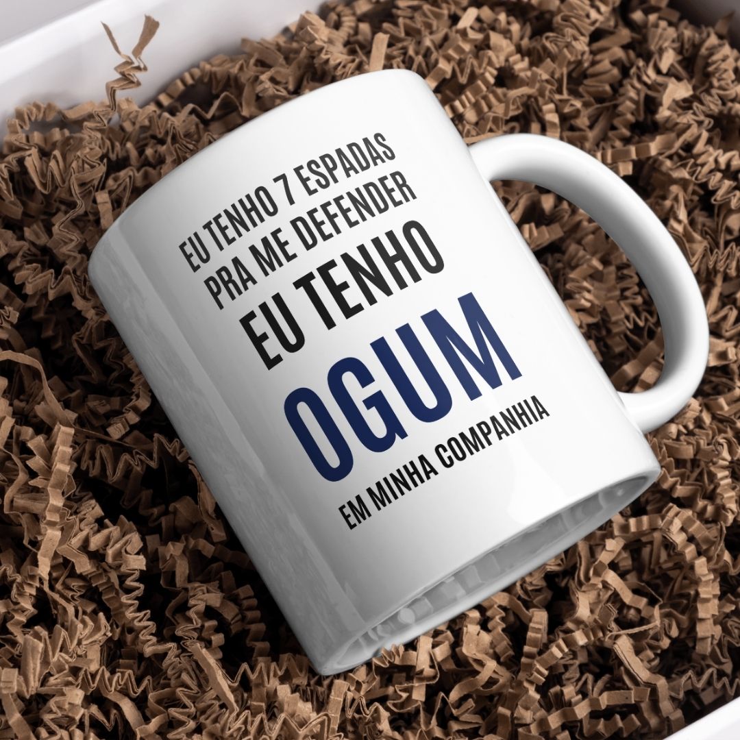Caneca  Ogum Gira & Café