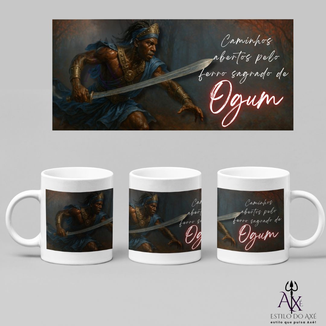 Caneca  Ogum Gira & Café